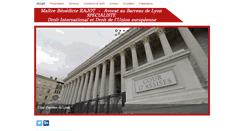 Desktop Screenshot of benedicterajot-avocat.com